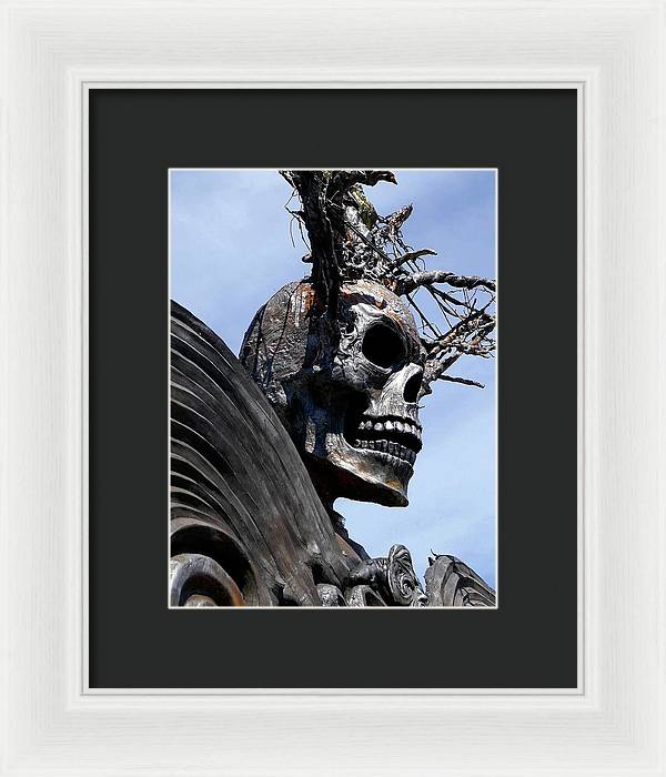 Skull Warrior - Framed Print - Fry1Productions