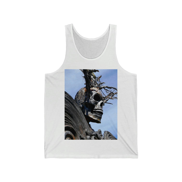 Skull Warrior - Unisex Jersey Tank - Fry1Productions