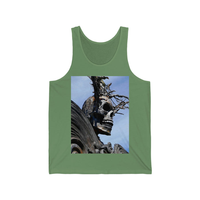 Skull Warrior - Unisex Jersey Tank - Fry1Productions