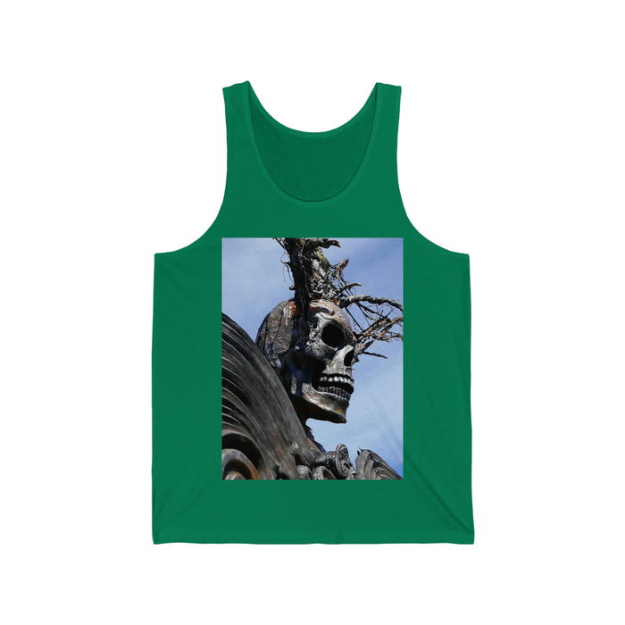 Skull Warrior - Unisex Jersey Tank - Fry1Productions