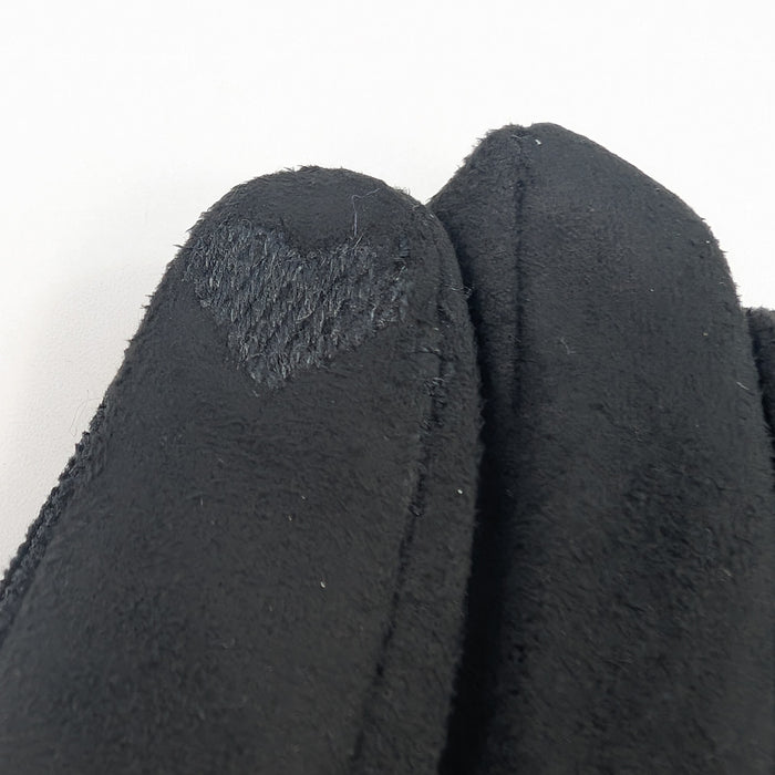 Splatters of Sparkle Gloves - Black