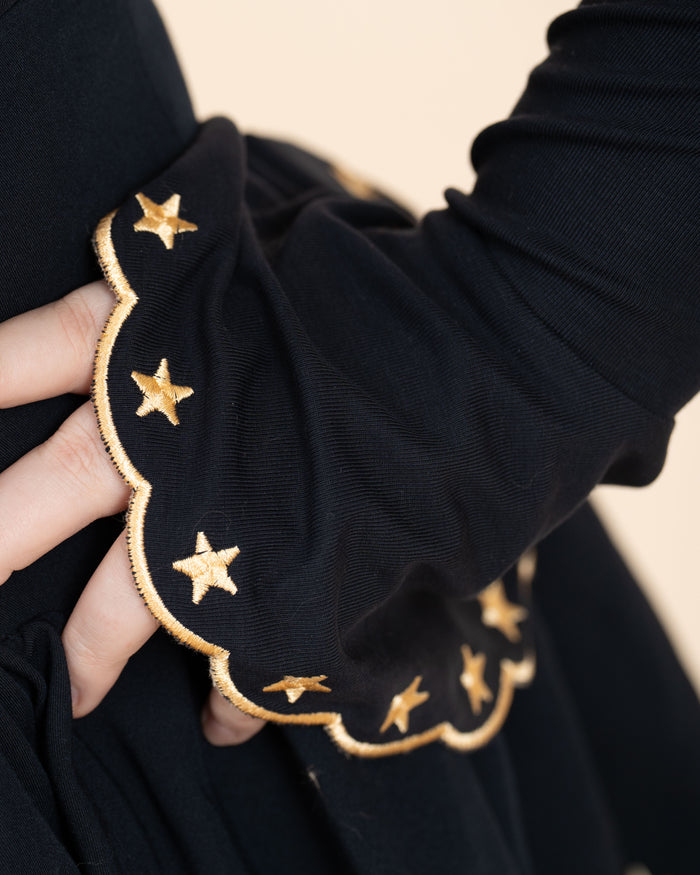 Starry Night Bell Sleeve Top