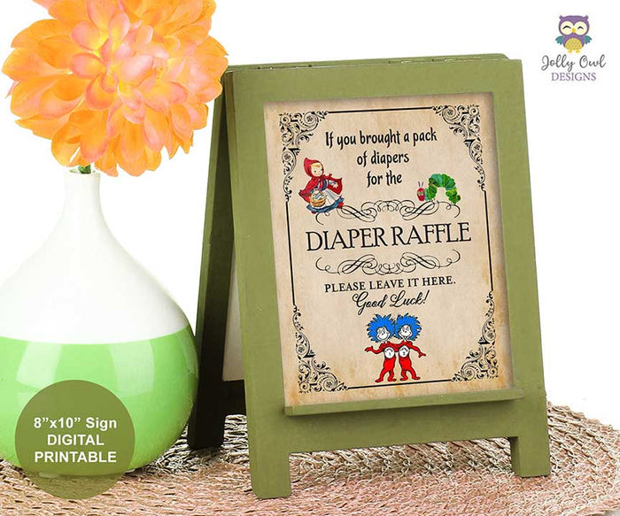Storybook - Book Themed Party Signs - Bundle Set - Jolly Owl Designs