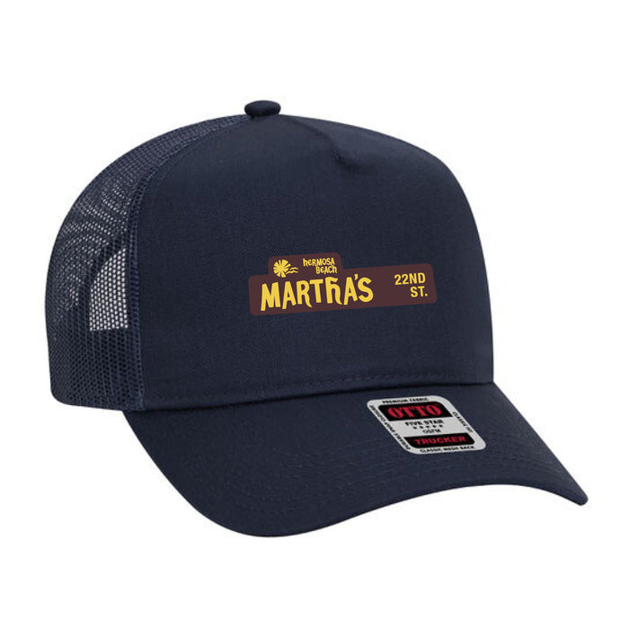 Street Sign Patch Cap -Navy