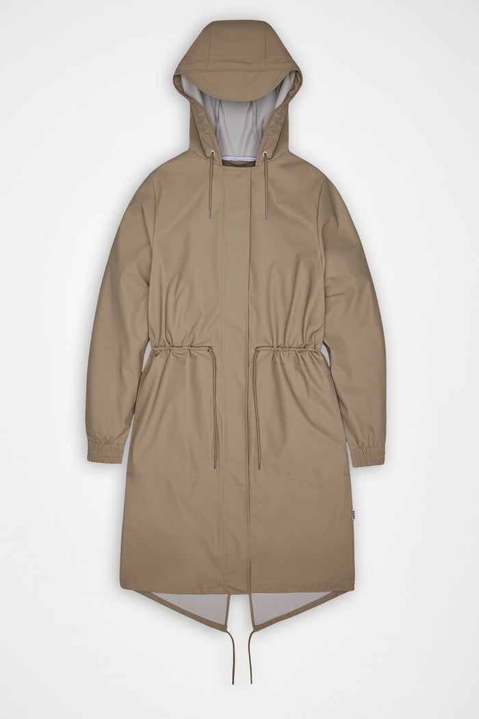 RAINS String W Parka Beige Jacket