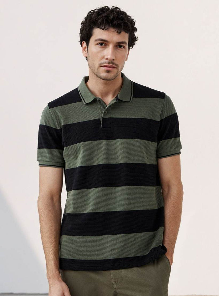 Men’s striped casual polo t-shirt Abu Dhabi