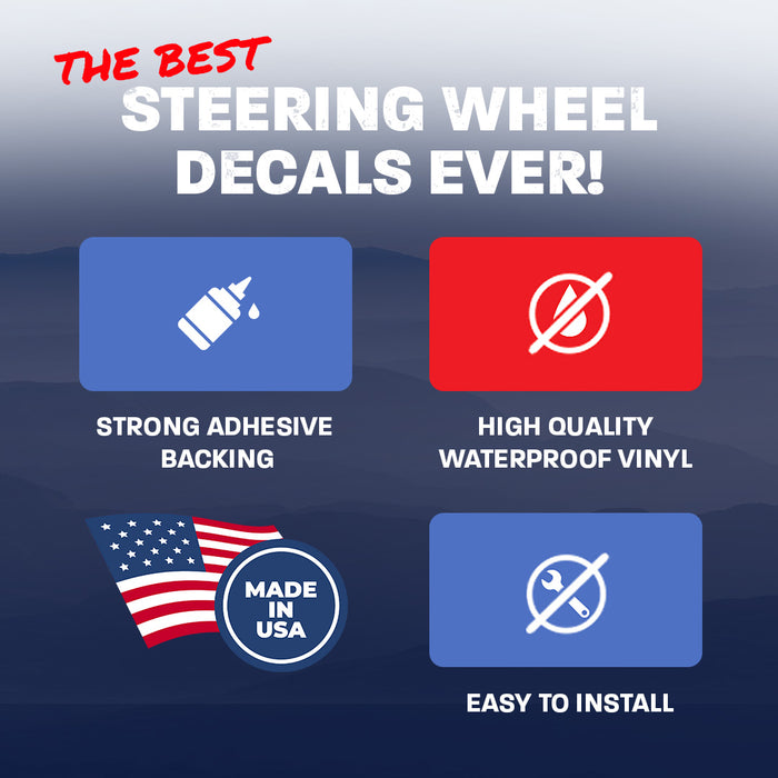 Stuck Inside Steering Wheel Decal