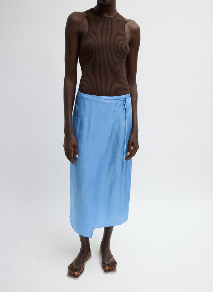 SUMMER SLIP WRAP SKIRT