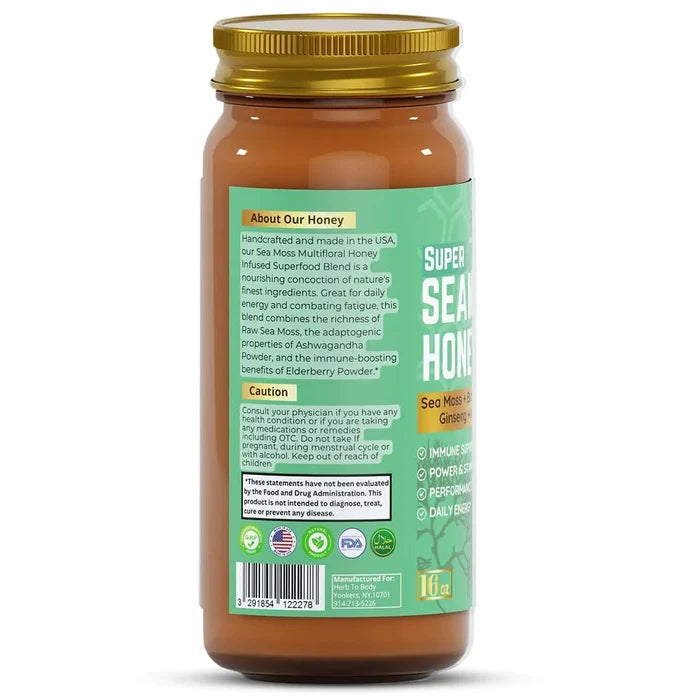 Super Sea Moss Honey - 16oz