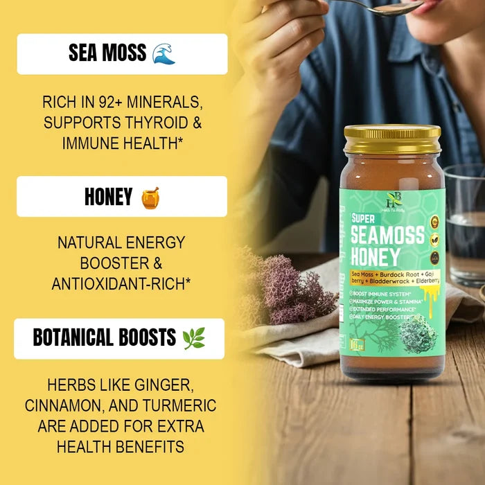 Super Sea Moss Honey - 16oz