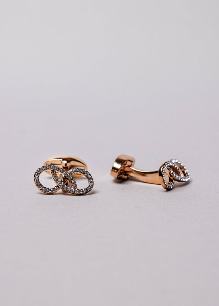 Swarovski Infinity Shaped Cufflinks - Atica Man