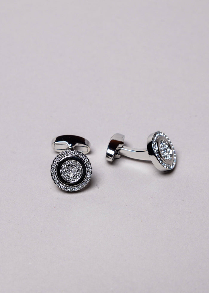 Swarovski Round Cubic Cufflinks - Atica Man