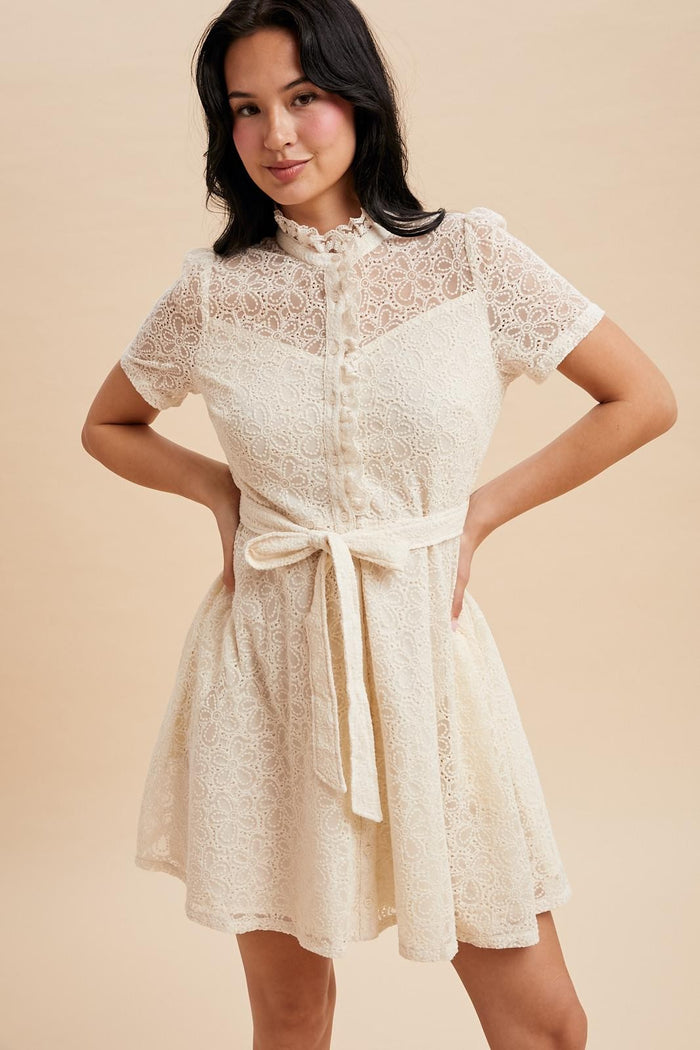 Teagan Lace Mini Dress