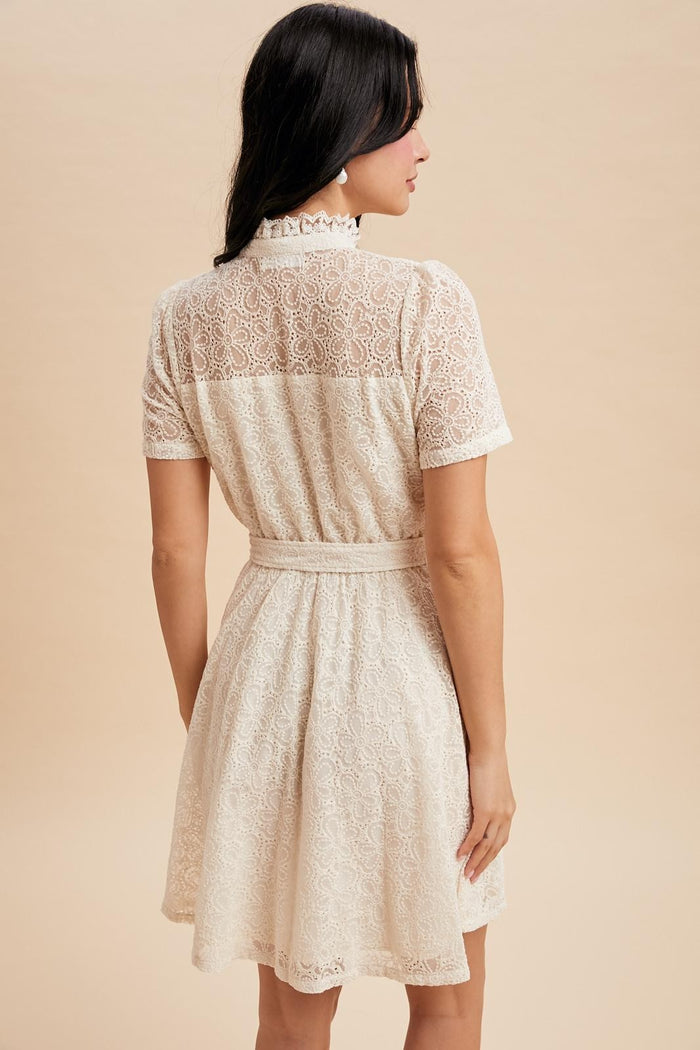 Teagan Lace Mini Dress
