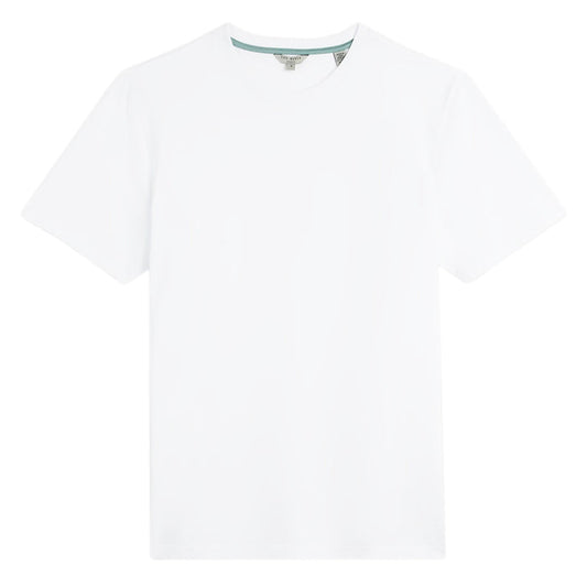 Ted Baker - ONLY Cotton Logo T-Shirt in White - Nigel Clare