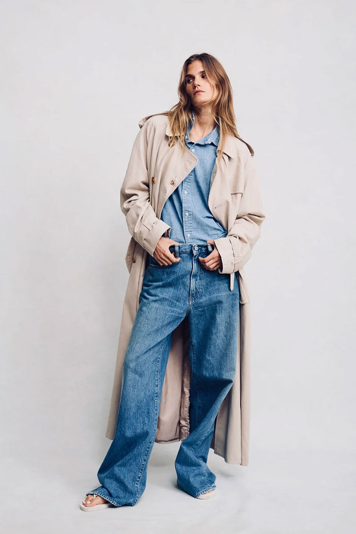 Teri Wide Leg Jean - Rehan Blue