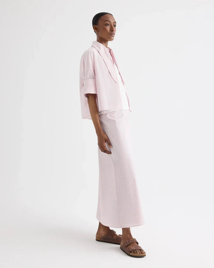 Tie One On - White Red Stripe