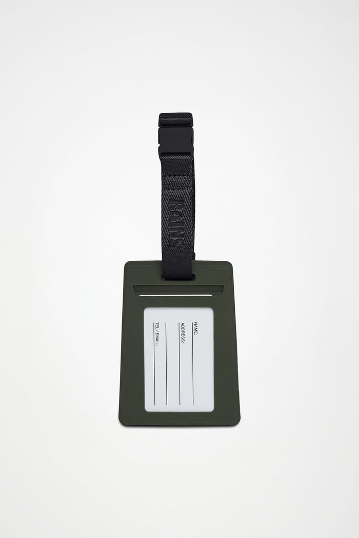 RAINS Travel Tag Green Travel Tag