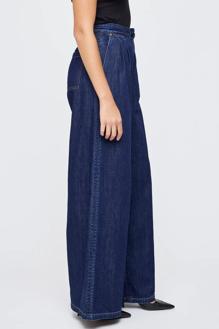 Villas Resort Wide Pants - Blue