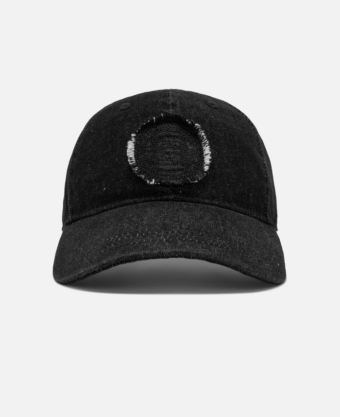 Washed Denim Cap (Black)