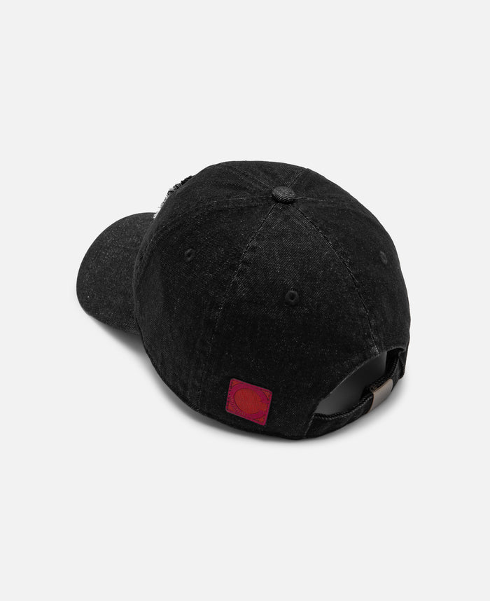 Washed Denim Cap (Black)