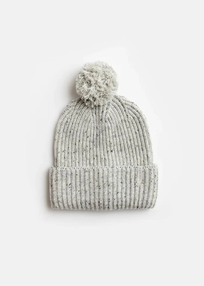Youth Mad Hatter Speckled Knit Beanie - Grey