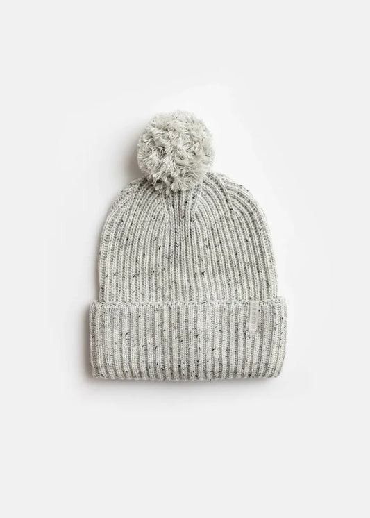 Youth Mad Hatter Speckled Knit Beanie - Grey