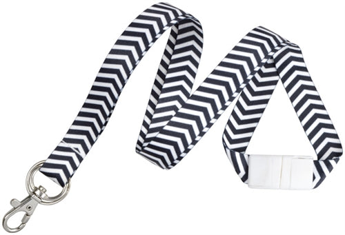 ZigZag Pattern Fashion Lanyard, Qty = 10