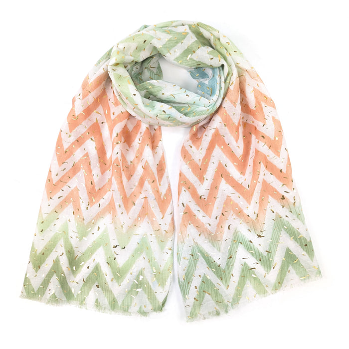 ZigZag Sprinkles Scarf (70x180cm) - Watermelon