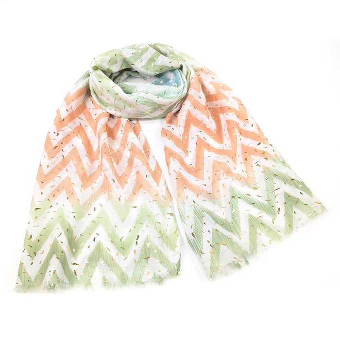 ZigZag Sprinkles Scarf (70x180cm) - Watermelon